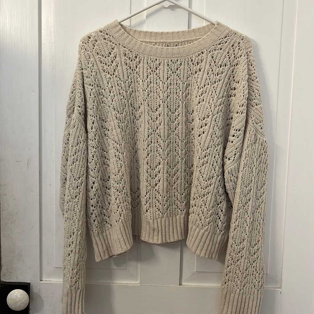American Eagle open knit sweater
